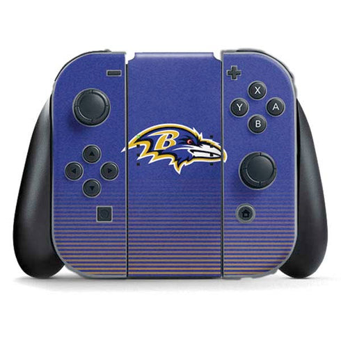 NFL Baltimore Ravens Breakaway Nintendo Switch (2017-2021) Joy-Con Controller Skin
