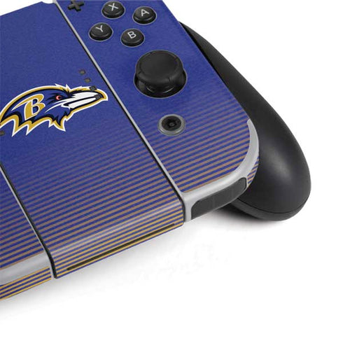 NFL Baltimore Ravens Breakaway Nintendo Switch OLED (2021) Skin