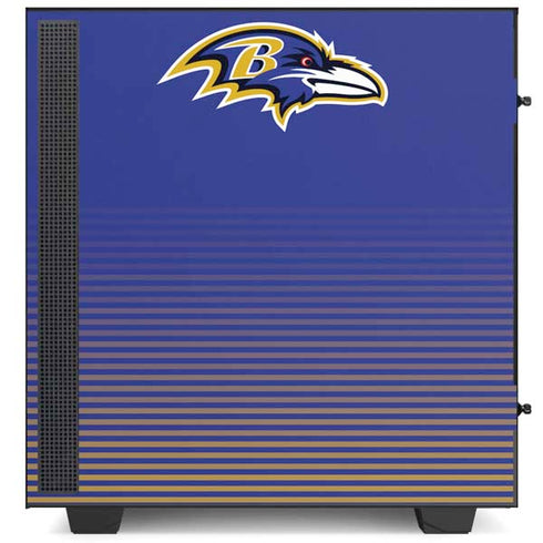 NFL Baltimore Ravens Breakaway NZXT H510 Compact ATX Mid-Tower Case Skin