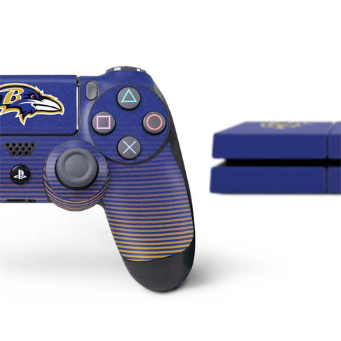 NFL Baltimore Ravens Breakaway PS4 Console and Controller Bundle Skin