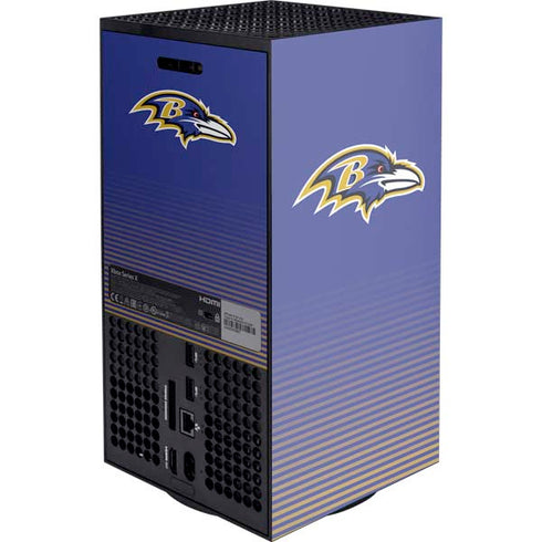 NFL Baltimore Ravens Breakaway Xbox Series X Console Skin