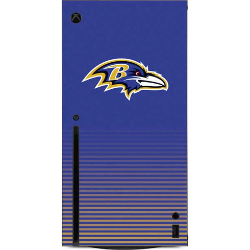 NFL Baltimore Ravens Breakaway Xbox Series X Console Skin