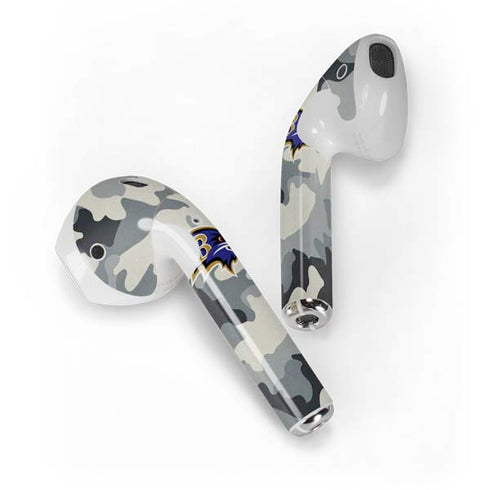 NFL Baltimore Ravens Camo Apple AirPods Skin