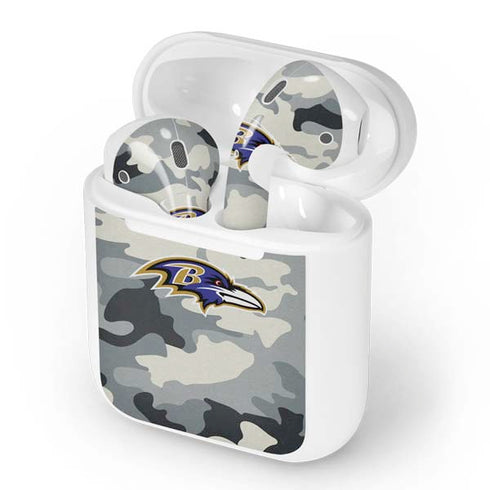 NFL Baltimore Ravens Camo Apple AirPods Skin
