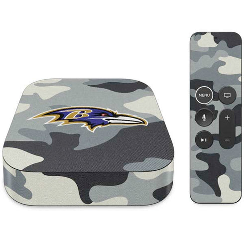 NFL Baltimore Ravens Camo Apple TV Skin