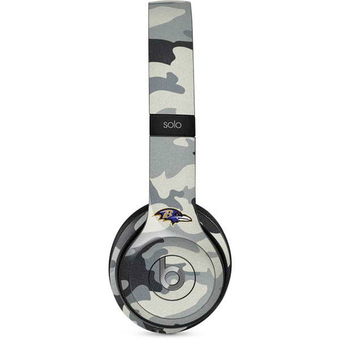 NFL Baltimore Ravens Camo Beats Solo 2 Wired Skin