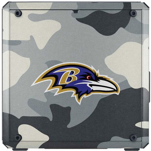 NFL Baltimore Ravens Camo Cooler Master MasterBox Q300L Mini Tower Skin