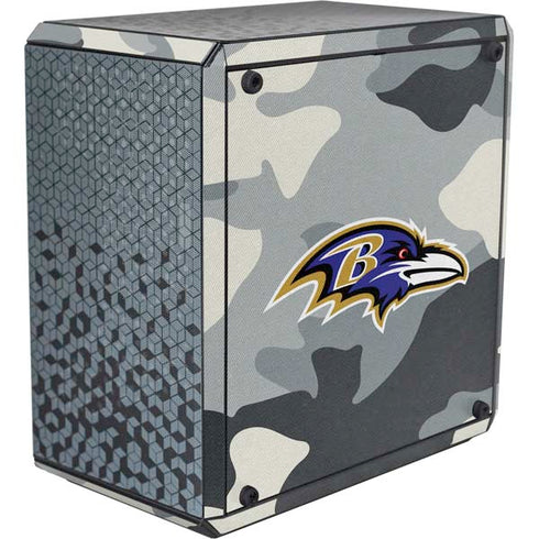 NFL Baltimore Ravens Camo Cooler Master MasterBox Q300L Mini Tower Skin