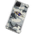 NFL Baltimore Ravens Camo Galaxy A12 Clear Case