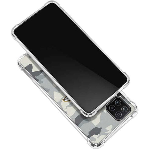 NFL Baltimore Ravens Camo Galaxy A12 Clear Case