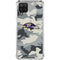 NFL Baltimore Ravens Camo Galaxy A12 Clear Case