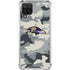 NFL Baltimore Ravens Camo Galaxy A12 Clear Case