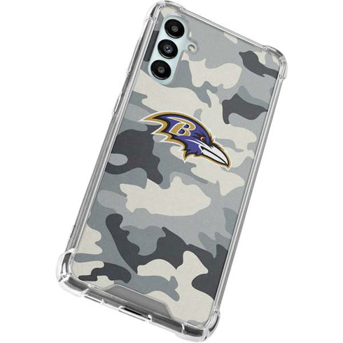 NFL Baltimore Ravens Camo Galaxy A14 5G Clear Case