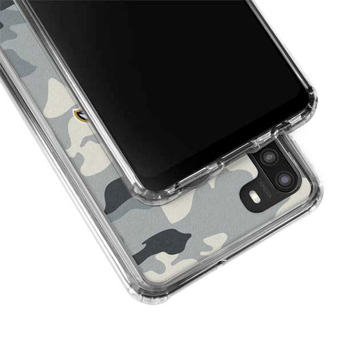 NFL Baltimore Ravens Camo Galaxy A21 Clear Case