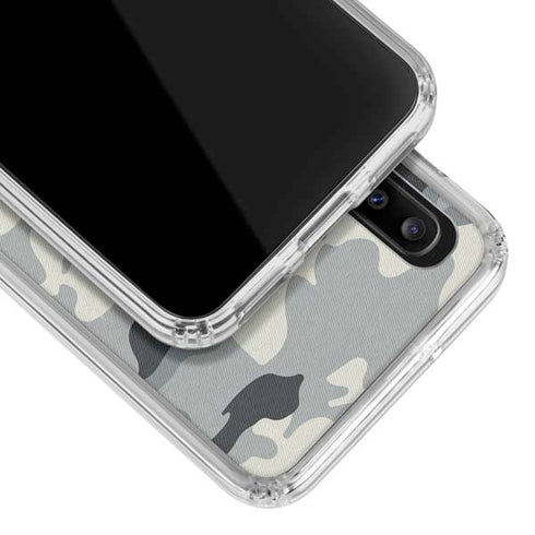 NFL Baltimore Ravens Camo Galaxy A30 Clear Case