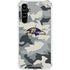 NFL Baltimore Ravens Camo Galaxy A54 5G Clear Case