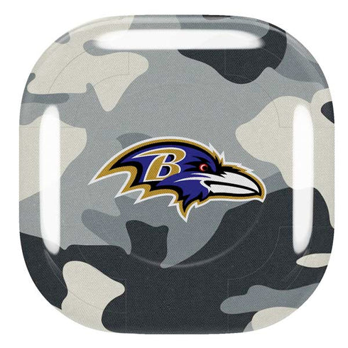 NFL Baltimore Ravens Camo Galaxy Buds Pro Skin