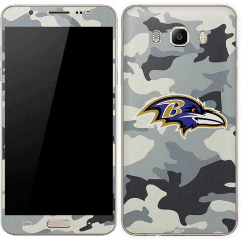 NFL Baltimore Ravens Camo Galaxy J7 Skin