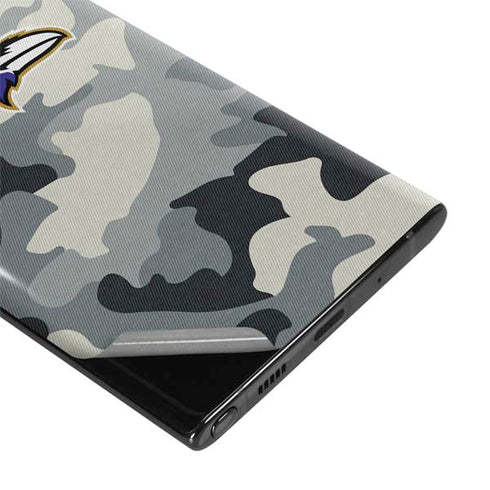 NFL Baltimore Ravens Camo Galaxy Note 10 Plus Skin