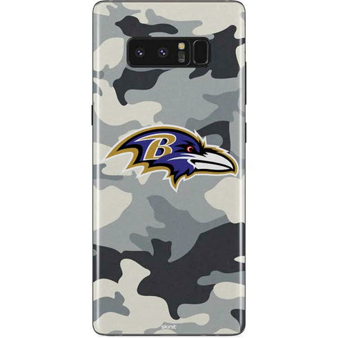 NFL Baltimore Ravens Camo Galaxy Note 8 Skin