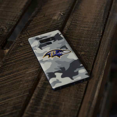 NFL Baltimore Ravens Camo Galaxy Note 9 Skin