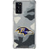 NFL Baltimore Ravens Camo Galaxy Note20 5G Clear Case