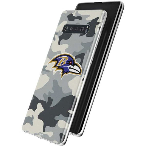 NFL Baltimore Ravens Camo Galaxy S10 Plus Skin