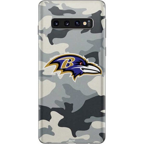 NFL Baltimore Ravens Camo Galaxy S10 Skin