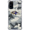 NFL Baltimore Ravens Camo Galaxy S20 FE Clear Case