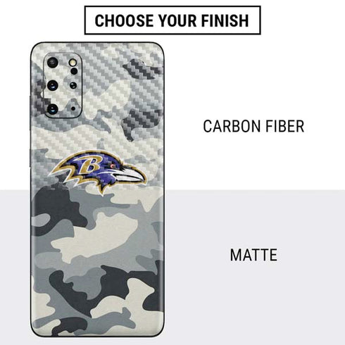 NFL Baltimore Ravens Camo Galaxy S20 Plus Skin
