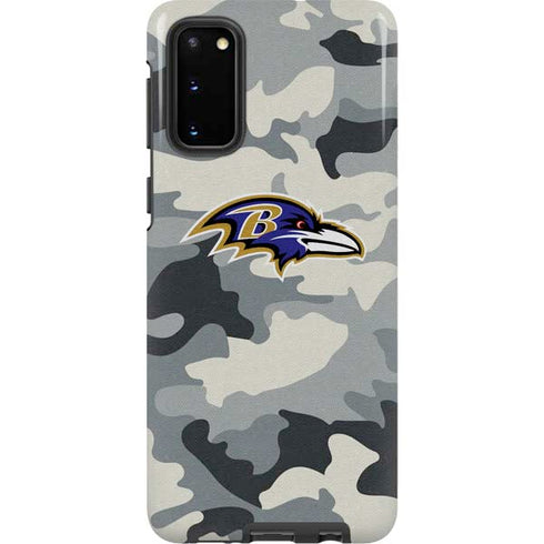 NFL Baltimore Ravens Camo Galaxy S20 Pro Case