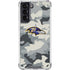 NFL Baltimore Ravens Camo Galaxy S21 5G Clear Case
