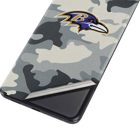 NFL Baltimore Ravens Camo Galaxy S21 5G Skin