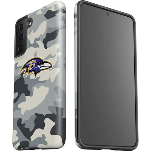 NFL Baltimore Ravens Camo Galaxy S21 FE Pro Case