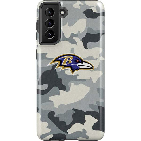 NFL Baltimore Ravens Camo Galaxy S21 Plus 5G Pro Case