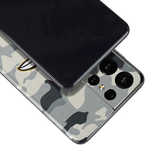 NFL Baltimore Ravens Camo Galaxy S21 Ultra 5G Skin
