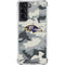 NFL Baltimore Ravens Camo Galaxy S22 Clear Case