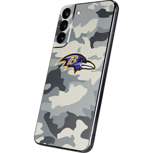 NFL Baltimore Ravens Camo Galaxy S22 Plus Skin