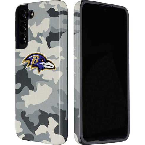 NFL Baltimore Ravens Camo Galaxy S22 Pro Case
