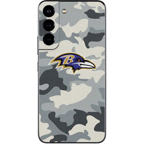 NFL Baltimore Ravens Camo Galaxy S22 Skin