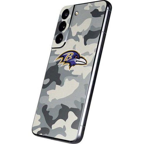 NFL Baltimore Ravens Camo Galaxy S22 Skin