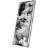 NFL Baltimore Ravens Camo Galaxy S22 Ultra Clear Case