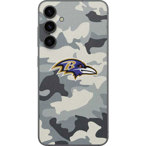 NFL Baltimore Ravens Camo Galaxy S23 FE Skin