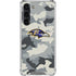 NFL Baltimore Ravens Camo Galaxy S23 Plus Clear Case