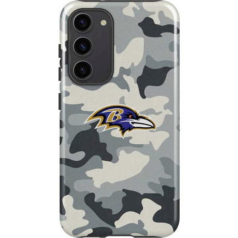 NFL Baltimore Ravens Camo Galaxy S23 Plus Pro Case