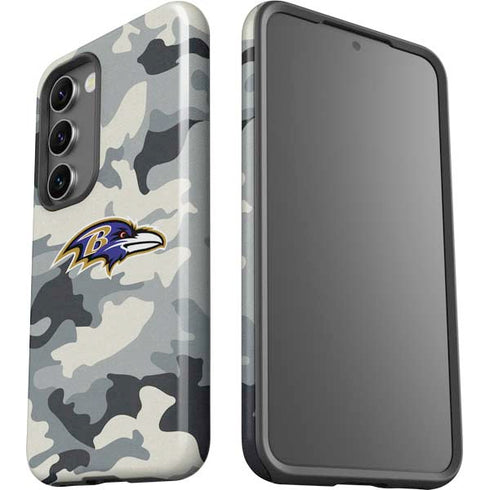NFL Baltimore Ravens Camo Galaxy S23 Plus Pro Case