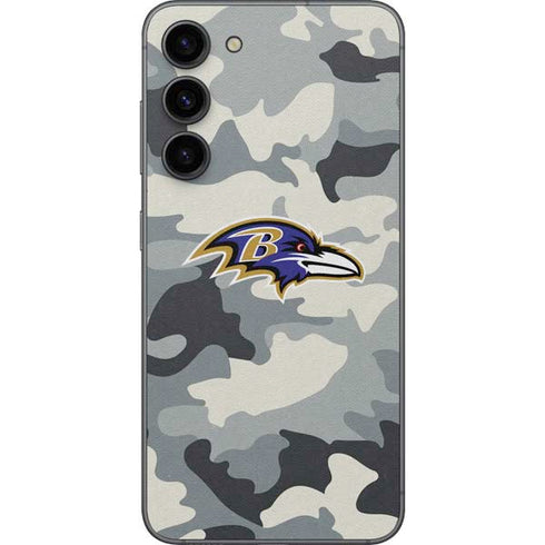 NFL Baltimore Ravens Camo Galaxy S23 Plus Skin