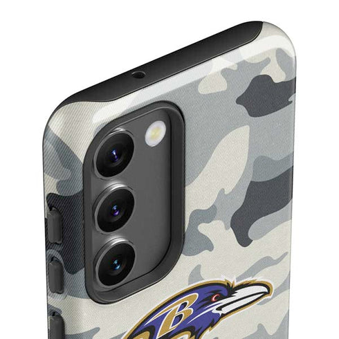 NFL Baltimore Ravens Camo Galaxy S23 Pro Case