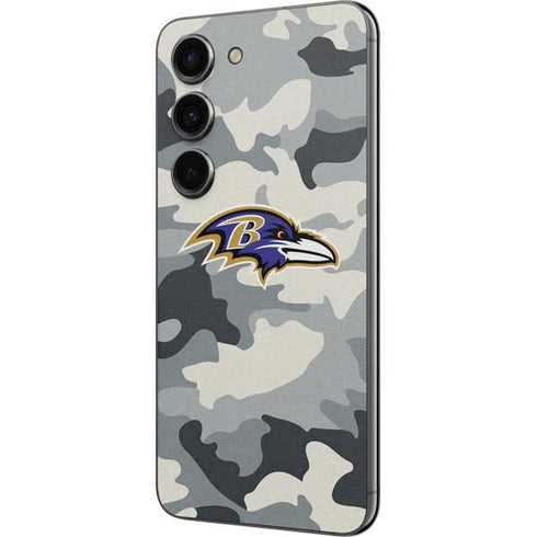 NFL Baltimore Ravens Camo Galaxy S23 Skin