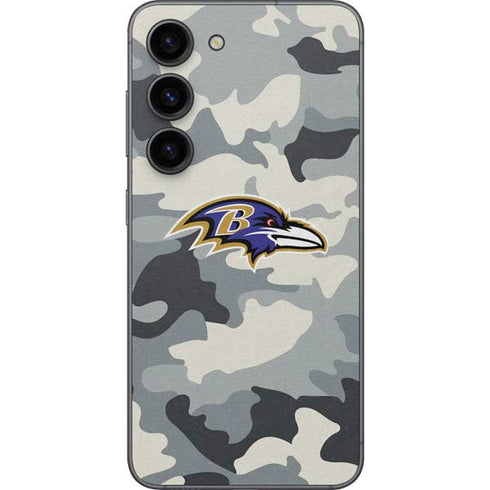 NFL Baltimore Ravens Camo Galaxy S23 Skin
